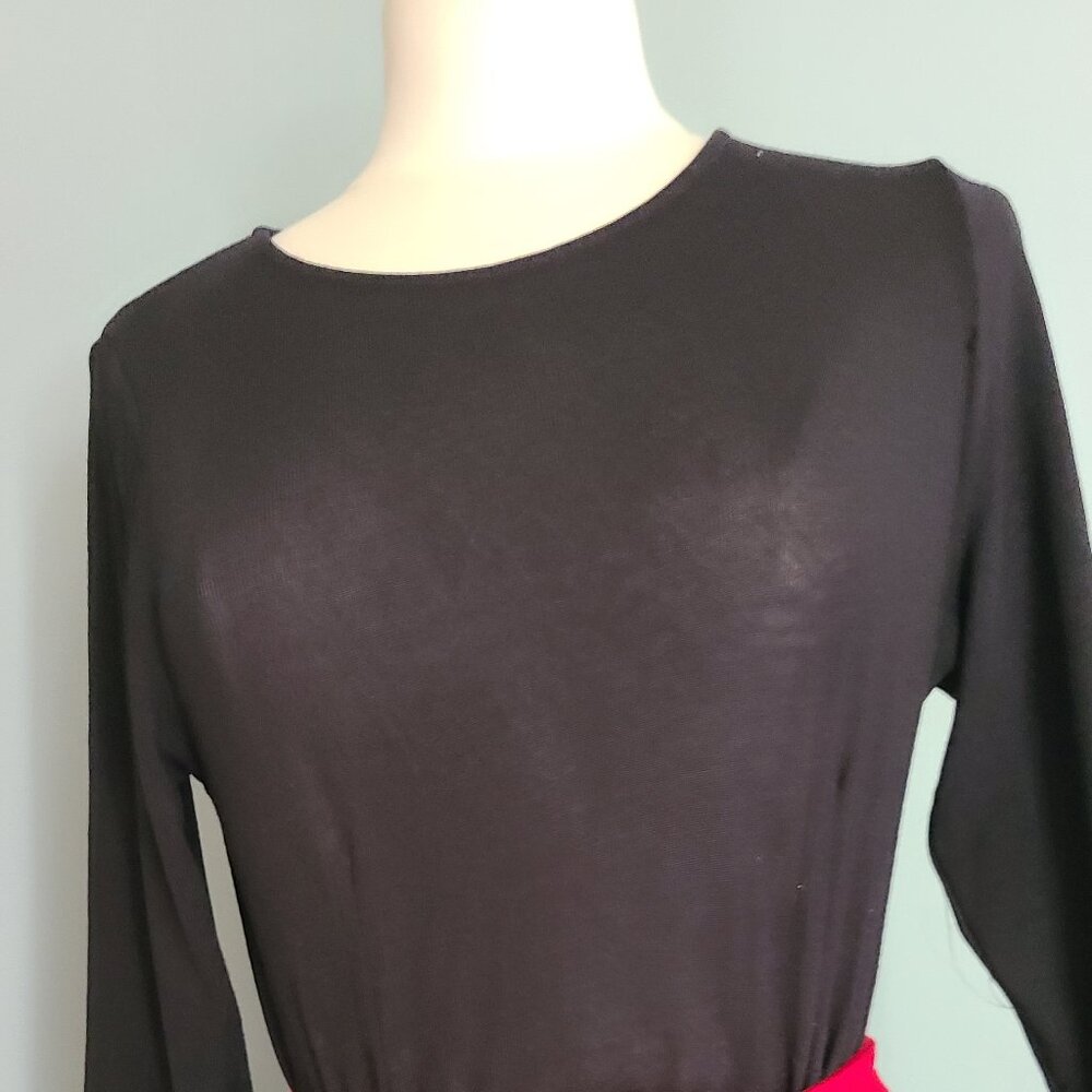 Classy Classic Long Maxi Jersey Dress NWT R & B Sz M